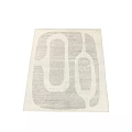 Stylish Abstract Patterned Area Rug With Geometric Shapes And Neutral Tones Texture