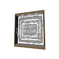 Modern Window Art Window 3d model