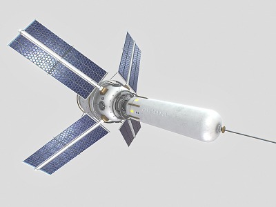 Modern Satellite Spacecraft Sci-Fi Satellite 3d model