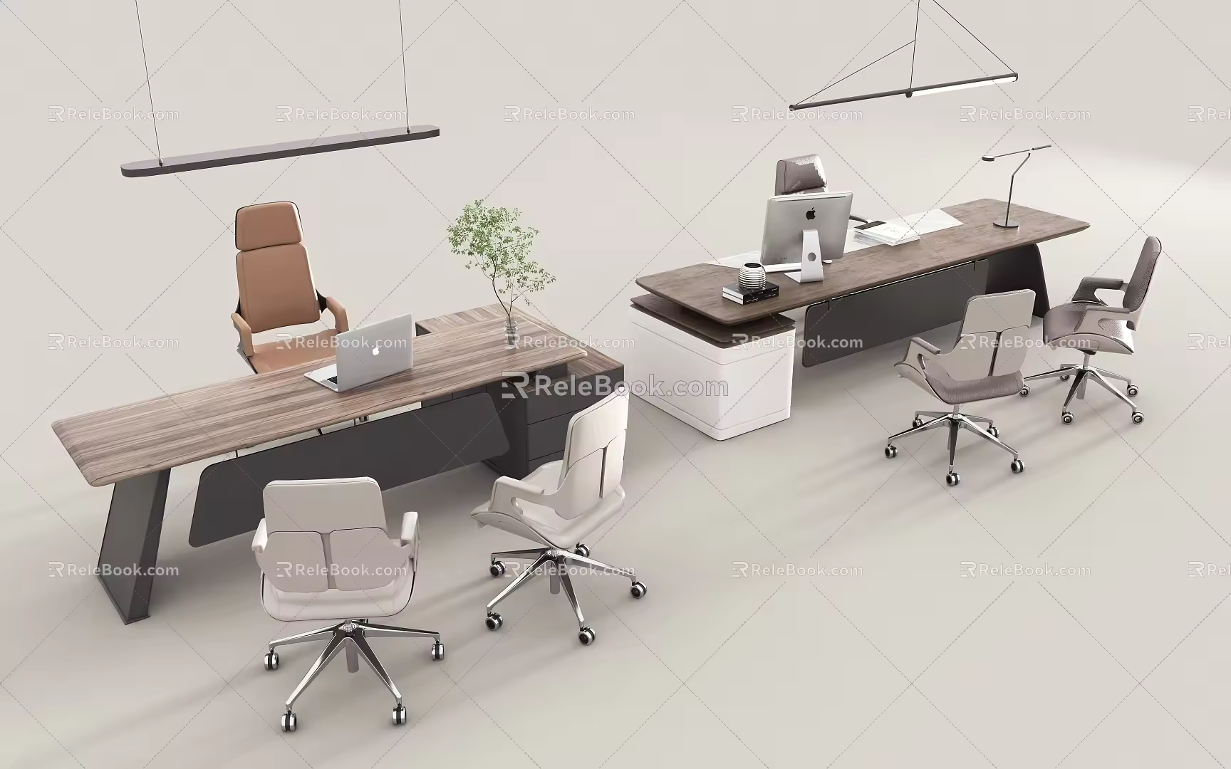 Boss Manager Office Desk and Chair Boss Desk and Chair Office Desk and Chair Combination Manager Office Desk and Chair Class Desk Boss Chair 3d model