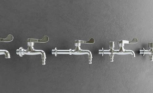 Modern faucet 3d model