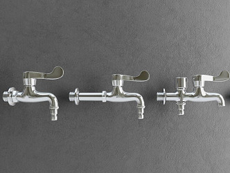 Modern faucet 3d model