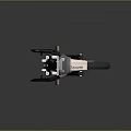 Sleek Modern Motorcycle With Black Tire White Body And Front Windshield Design
