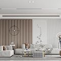 modern living room 3d model