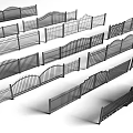 Various Styles Of Black Metal Fences With Wrought Iron Design Collection