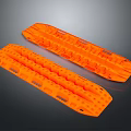 Two Orange Household Comfortable Non slip Daily Use Floor Mats For Home