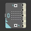 Commercial Control Panel Equipment With Blue Gray Design Holes And Scale Markings