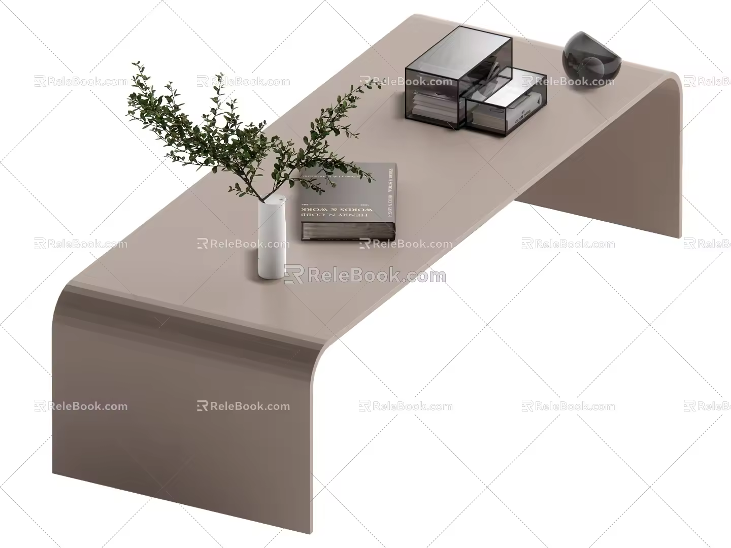 Modern coffee table 3d model