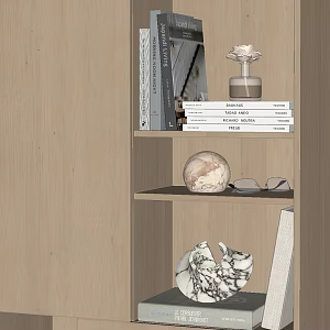 Modern Book Ornaments 3d model