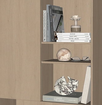 Modern Book Ornaments 3d model