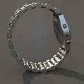 Luxury Watch With Stainless Steel Band Black Dial And Modern Elegant Design