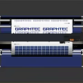 Graphtec Digital Cutting Plotter with Media Roll and Control Panel 3d model