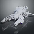 Modern Spaceship Spacecraft 3d model