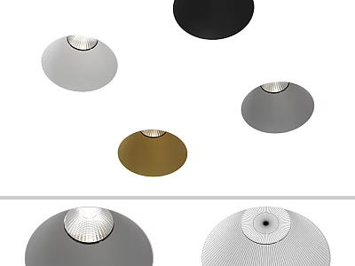 Downlights and Spotlights Modern Design with Multiple Color Options for Home Lighting 3d model