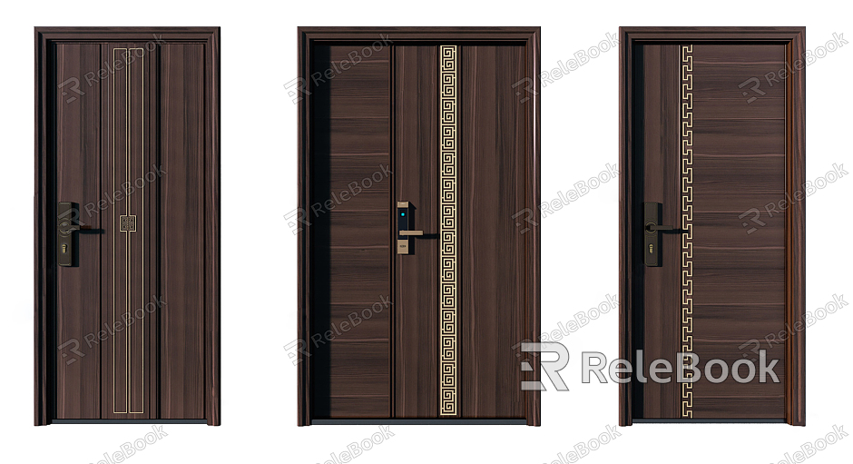 New Chinese-style security door model