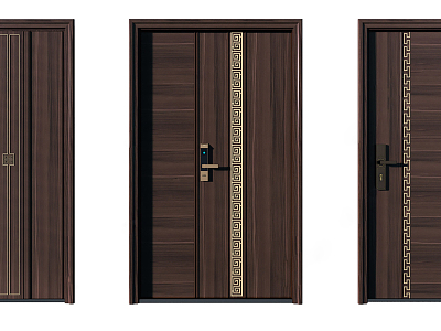 New Chinese-style security door model