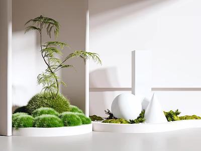 Modern Plants Plant Landscape 3d model