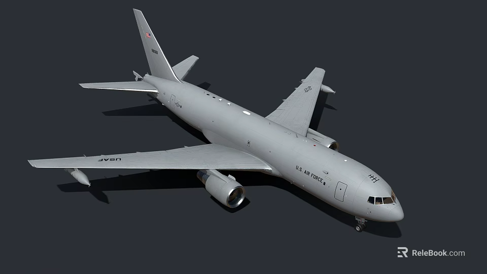 Inflatable Airplane Model With Realistic Design And White Exterior Details 3d model 