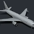 Inflatable Airplane Model With Realistic Design And White Exterior Details