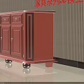 Office Desk Combination Furniture Series 3D Models Set in Modern Design