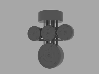 Modern Parts 3d model