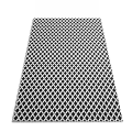 Black Square Carpet With Diamond Pattern For Indoor Home Decor Use 3d model