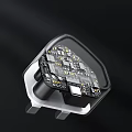 Switch Panel With Transparent Cover Internal Circuit Board And LED Lights