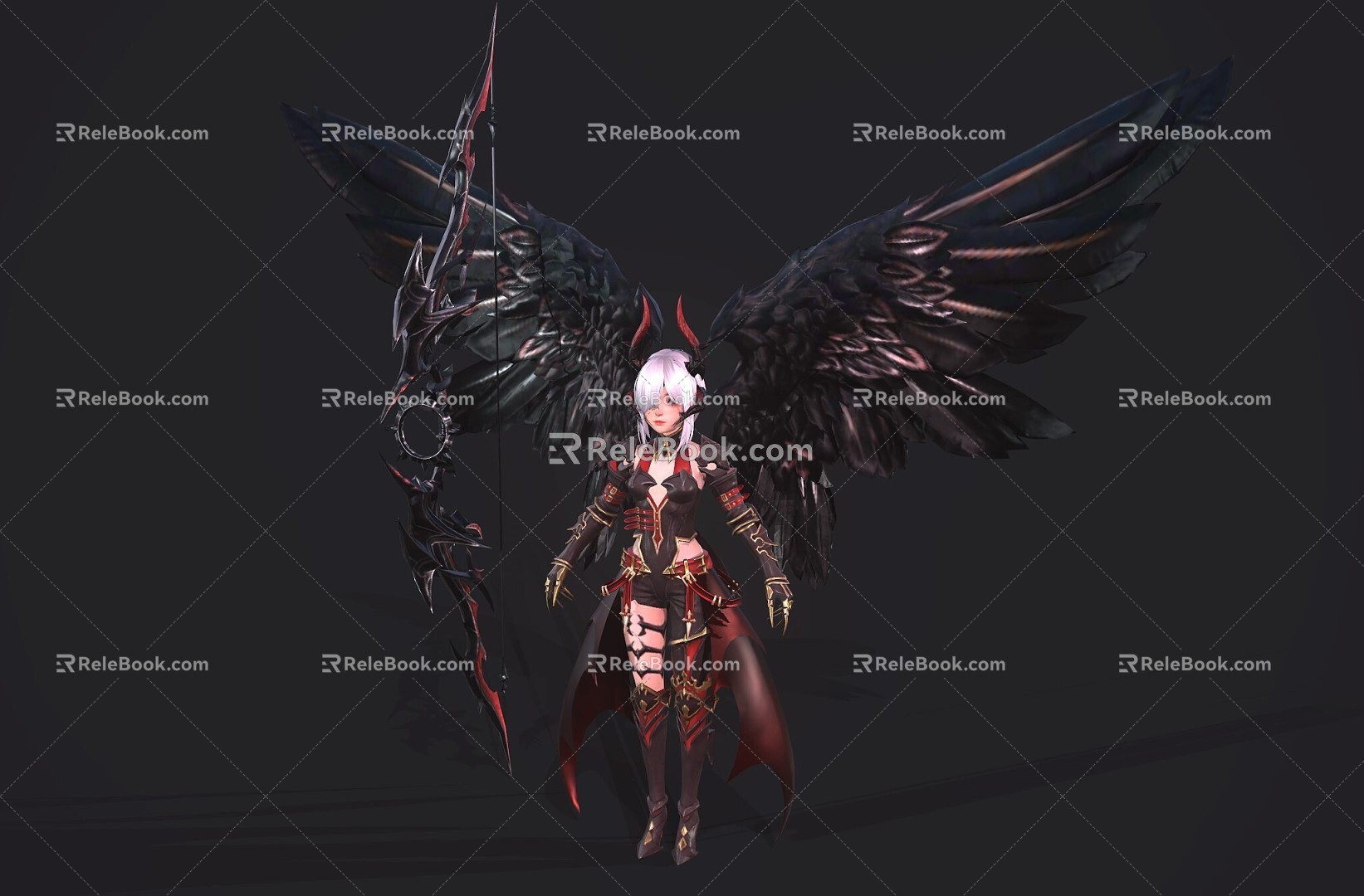 Wings Girl Lori Girl Game Character 3d model