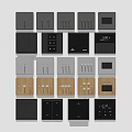 Modern Switch Smart Switch 3d model