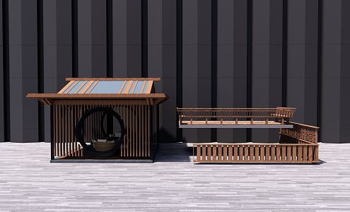 New Chinese Pavilion 3d model