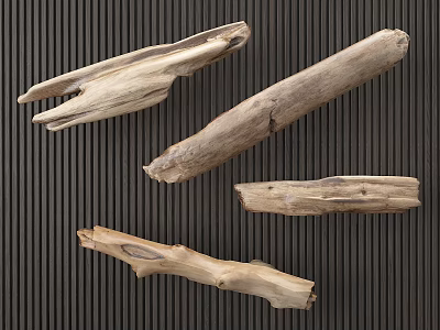 New Chinese Wood Old Wood 3d model