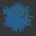 Garden Ornament Decorative Tree With Orange Fruits And Green Leaves For Outdoor Garden Decoration