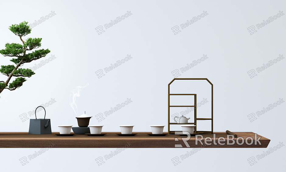 New Chinese Tea Set model