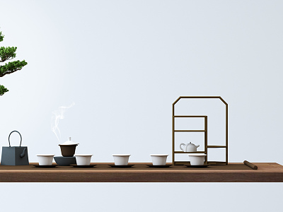 New Chinese Tea Set model