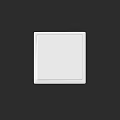 White Modern Switch Panel With Sleek Design For Home Wall Installation
