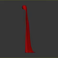 Fashionable Long Red Cloak With Flowy Fabric And Elegant Design For Clothing