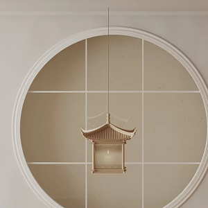 Modern chandelier 3d model
