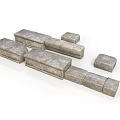 Stone Building Components With Various Shapes Rectangular Cuboid And Cube Blocks