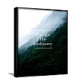 Misty Mountain Landscape Painting With Lush Green Forest And Valley View