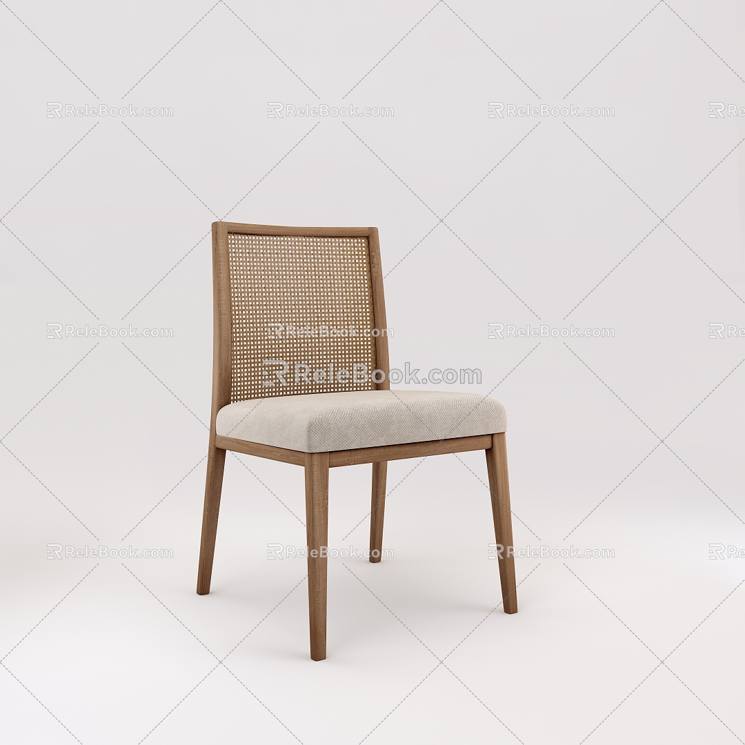 Chair stool dining chair leisure chair 3d model