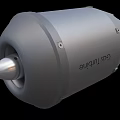 Micro centrifugal gas turbine engine mechanical equipment 3d model