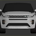 White Modern SUV Exterior With Sleek Front Grille And Alloy Wheels Design