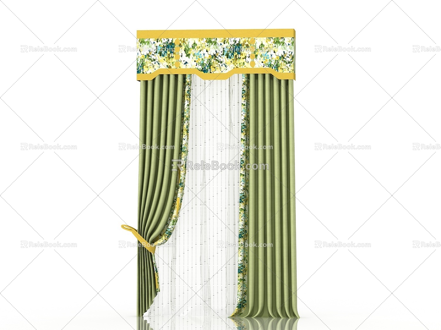 Curtains 3d model