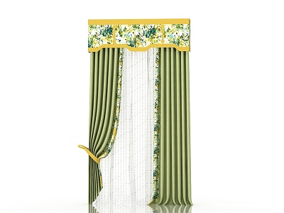 Curtains 3d model