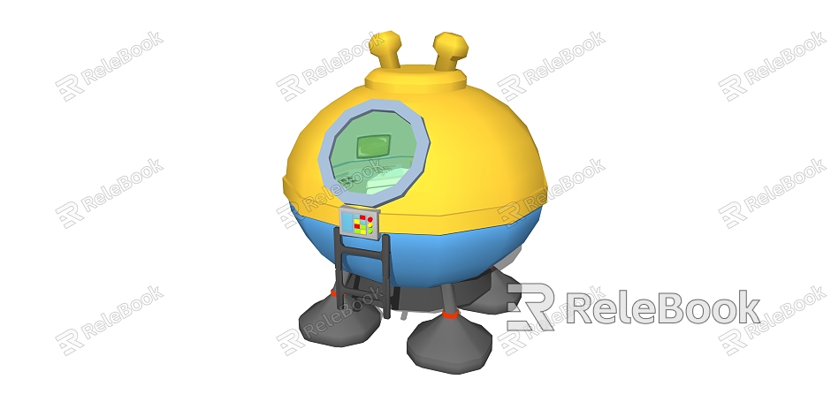 Sci-fi children's equipment Modern play equipment model