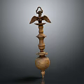 Vintage Metal Eagle Design Clothing Accessory In Antique Bronze Fashion Ornament