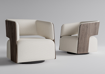 Modern Single Sofa Single Sofa Chair 3d model