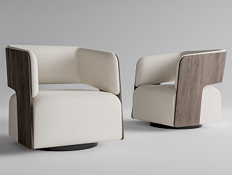 Modern Single Sofa Single Sofa Chair 3d model