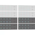 Hardware switch panel 3d model