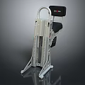 SPART Multifunctional Fitness Training Chair With Metal Frame And Black Seat